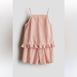 H&M Red and White Striped Set